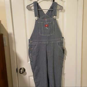 Dickies relaxed stripped overalls